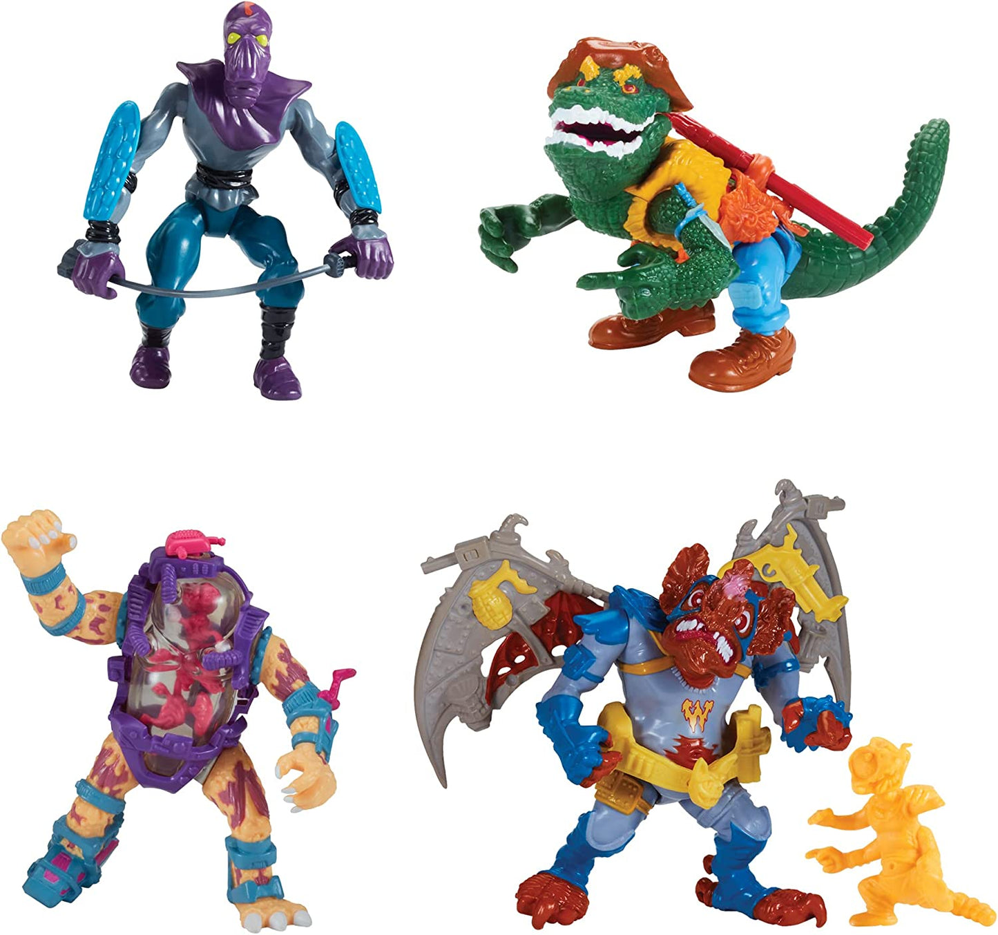 TMNT - Les Tortues Ninja - Classic Collection VILLAIN FIGURES - 4 figurines