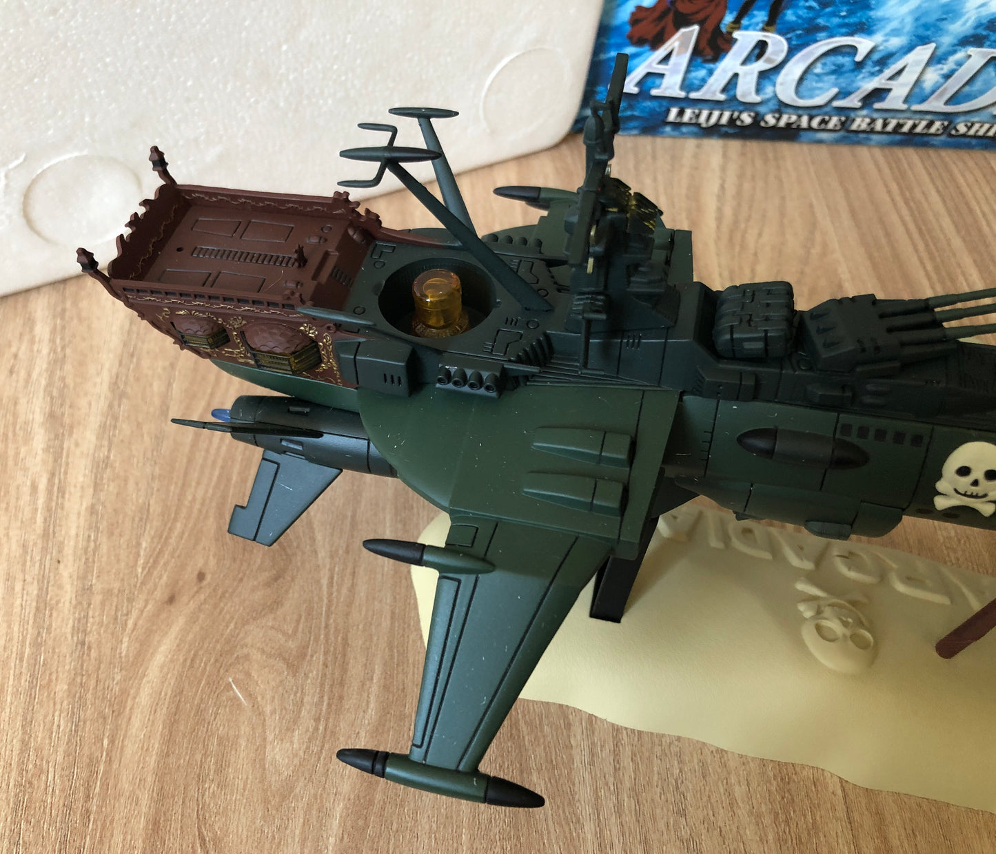 ALBATOR Captain Harlock - ATLANTIS Arcadia - SGM-24 SKULL VERSION VERT