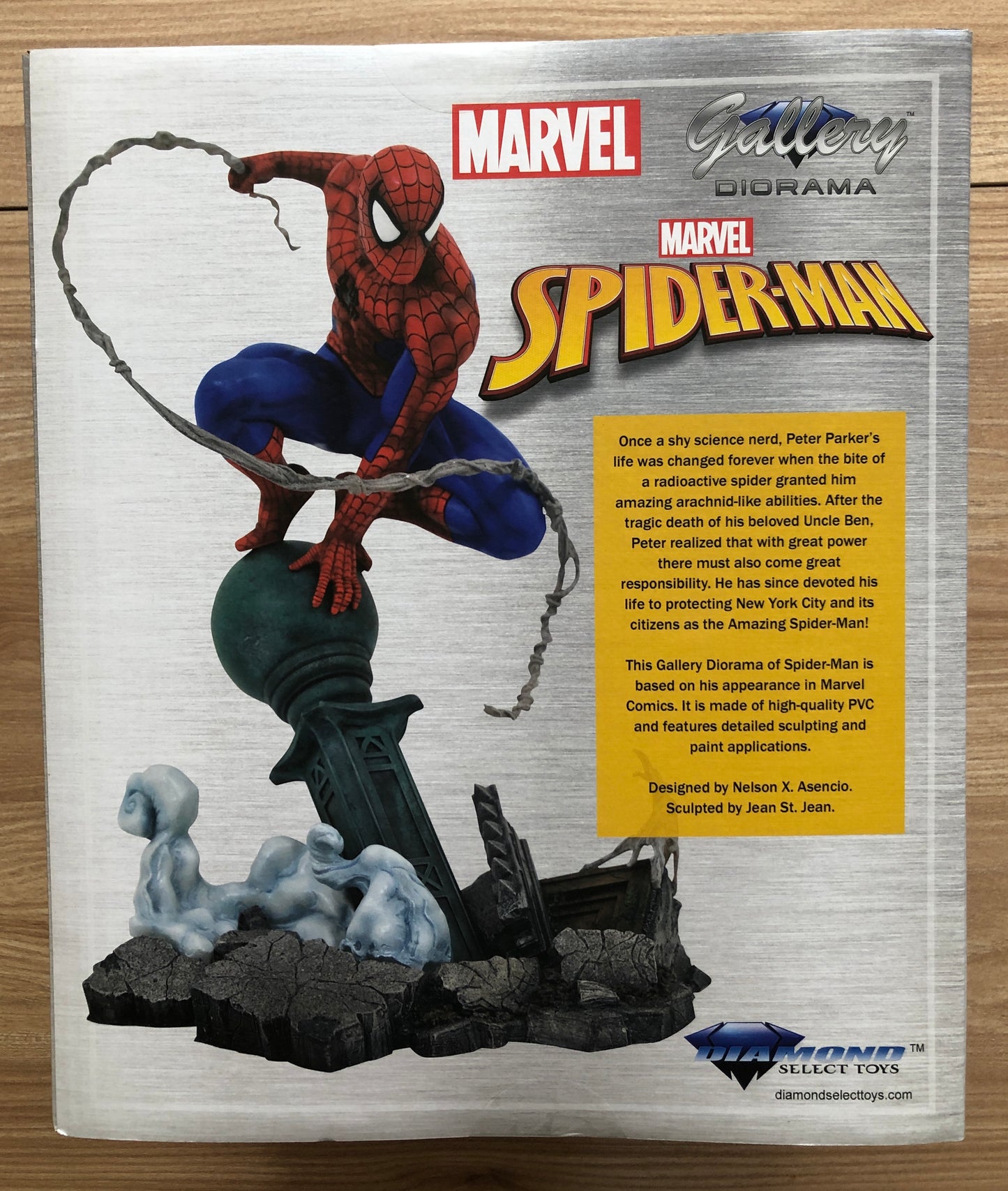 MARVEL GALLERY DIORAMA - Statuette de SPIDER-MAN - PVC - 25 cm