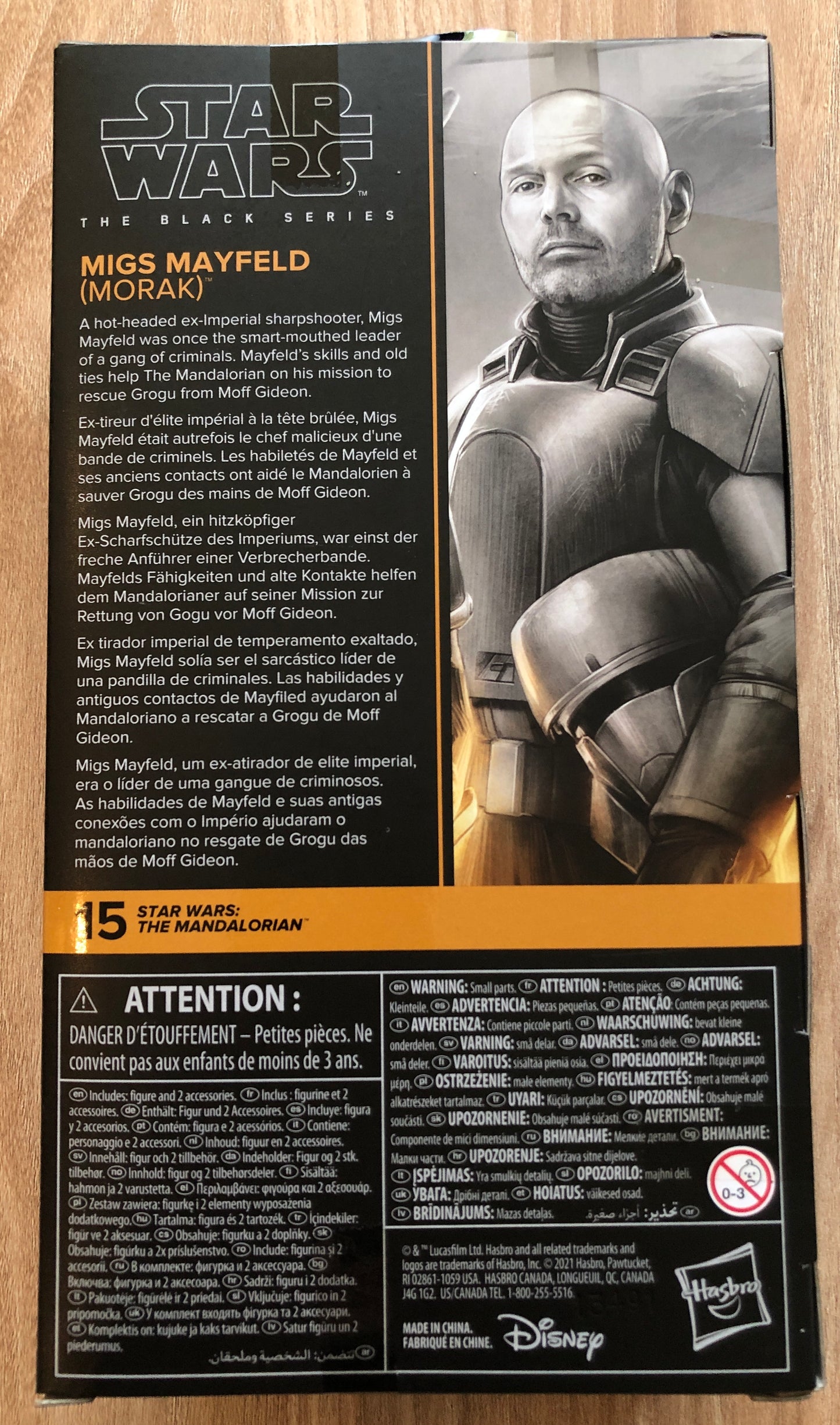 STAR WARS : THE MANDALORIAN - The Black Series - MIGS MAYFELD ( MORAK )
