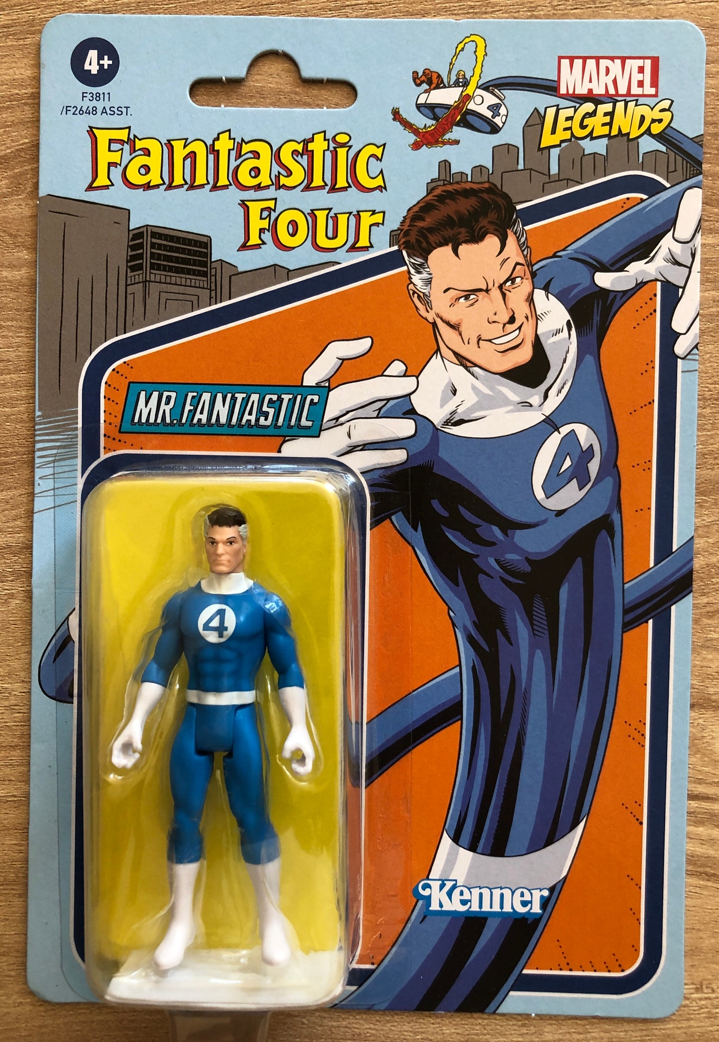 MARVEL - Rétro Card - Figurine de MISTER FANTASTIC
