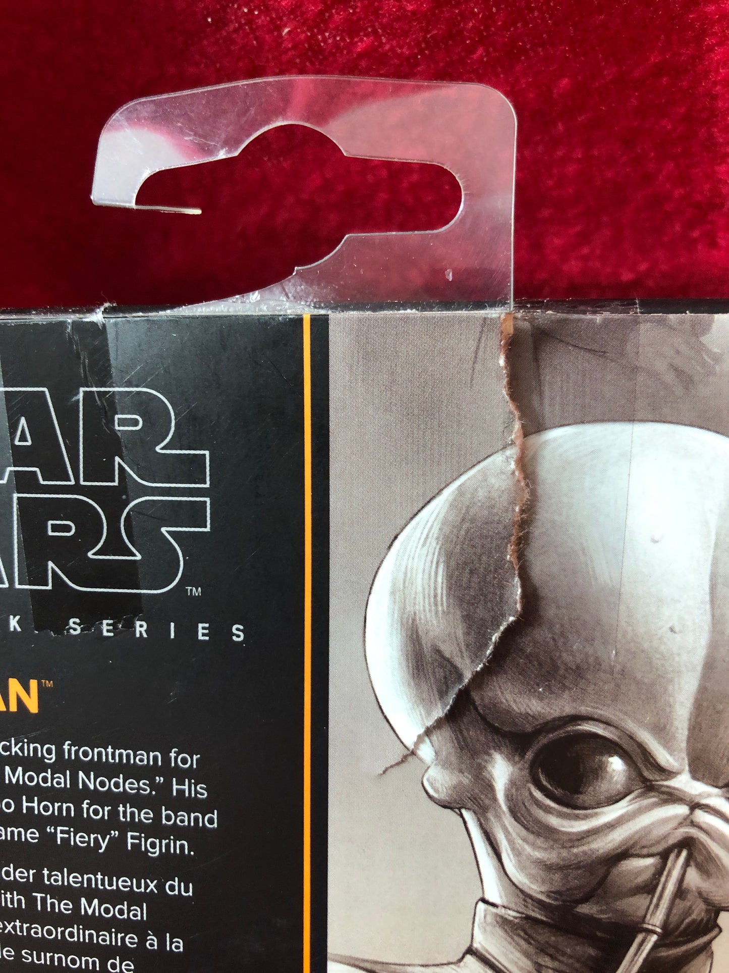 STAR WARS : A NEW HOPE - The Black Series - Figurine de FIGRIN D'AN *Boîte abimée"
