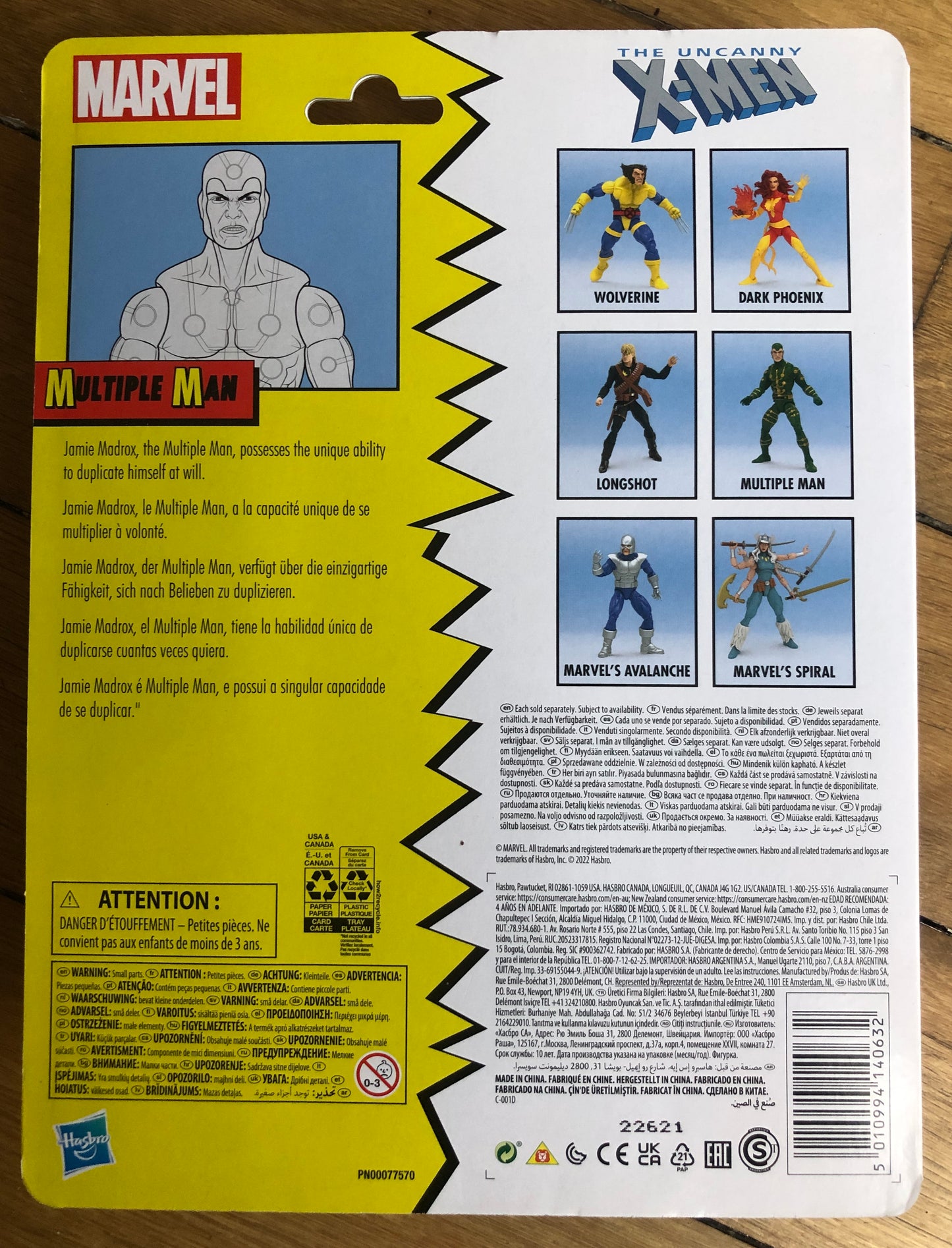 Marvel Legends - Série X-MEN RETRO - Figurine de MULTIPLE MAN