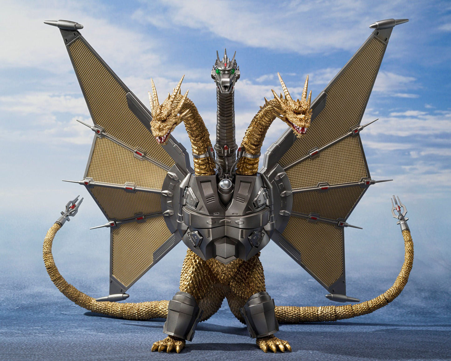 GODZILLA - S.H. Monsterarts - Figurine de Mecha King Ghidorah - Decisive Battle Special Set - 25 cm