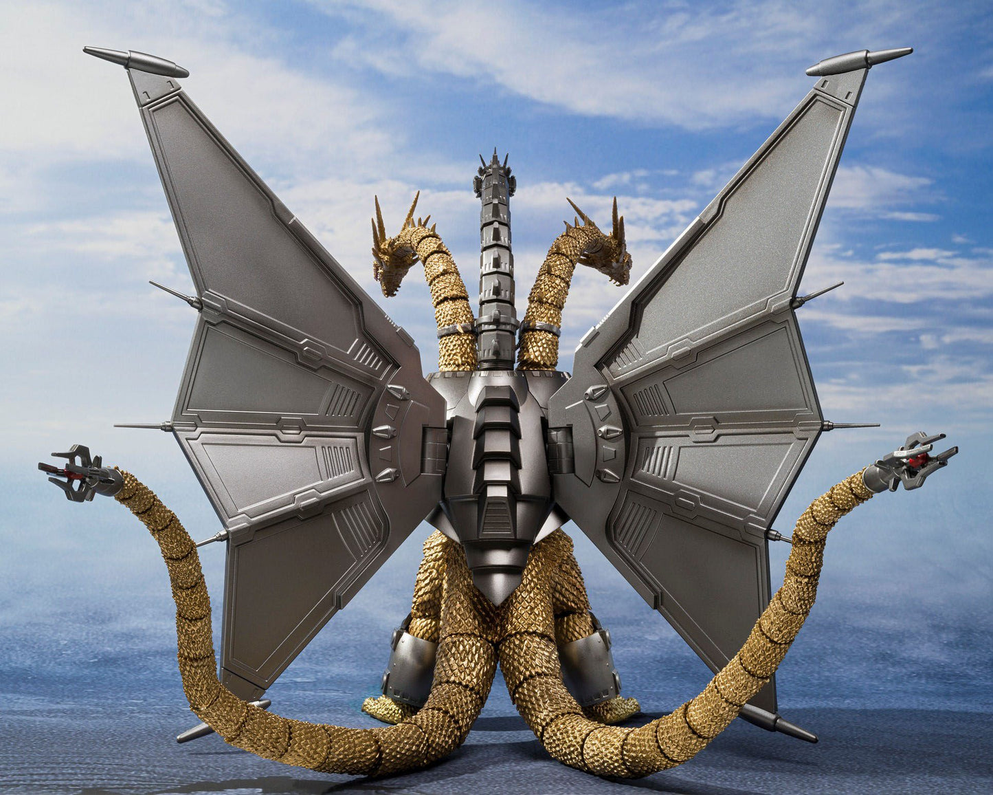 GODZILLA - S.H. Monsterarts - Figurine de Mecha King Ghidorah - Decisive Battle Special Set - 25 cm