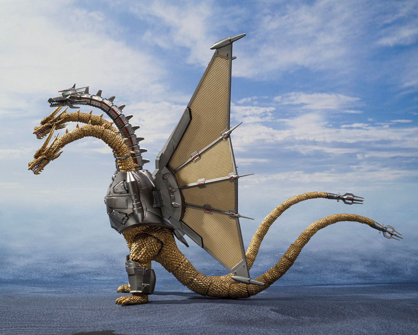 GODZILLA - S.H. Monsterarts - Figurine de Mecha King Ghidorah - Decisive Battle Special Set - 25 cm