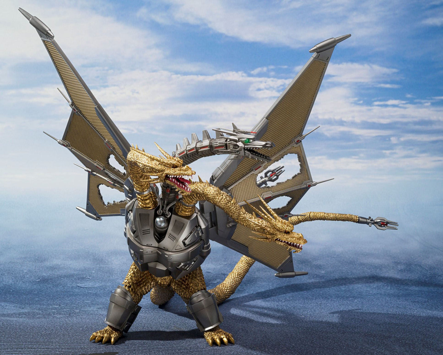 GODZILLA - S.H. Monsterarts - Figurine de Mecha King Ghidorah - Decisive Battle Special Set - 25 cm