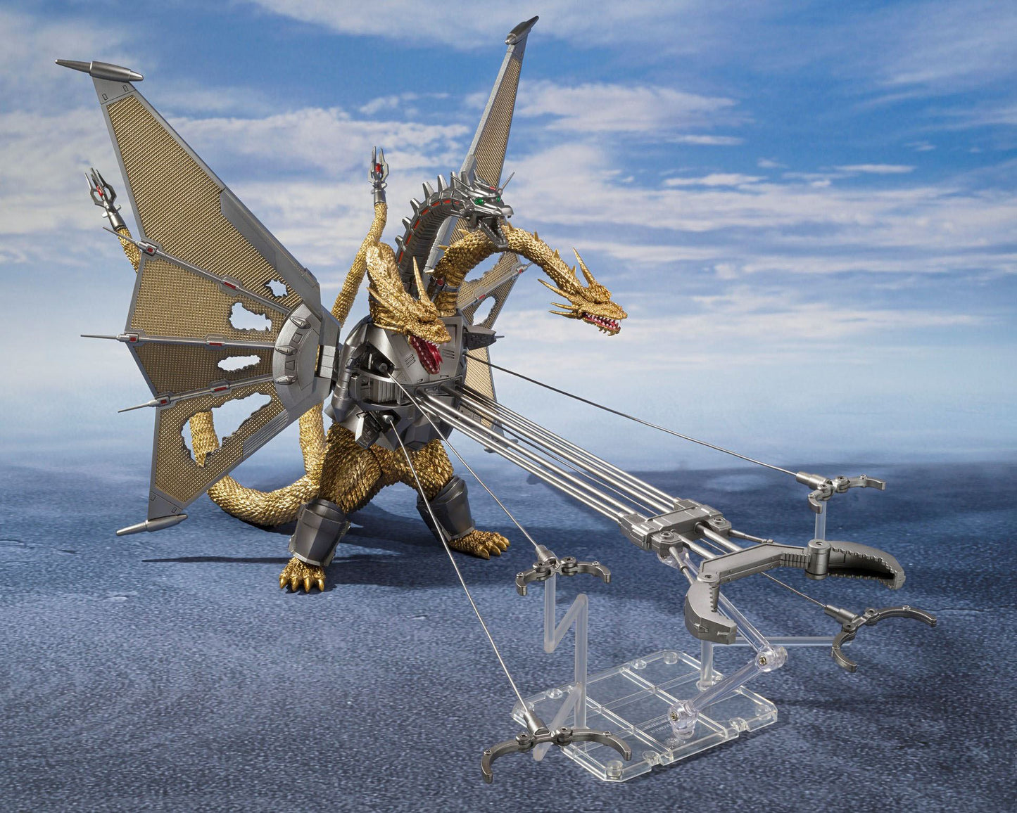 GODZILLA - S.H. Monsterarts - Figurine de Mecha King Ghidorah - Decisive Battle Special Set - 25 cm