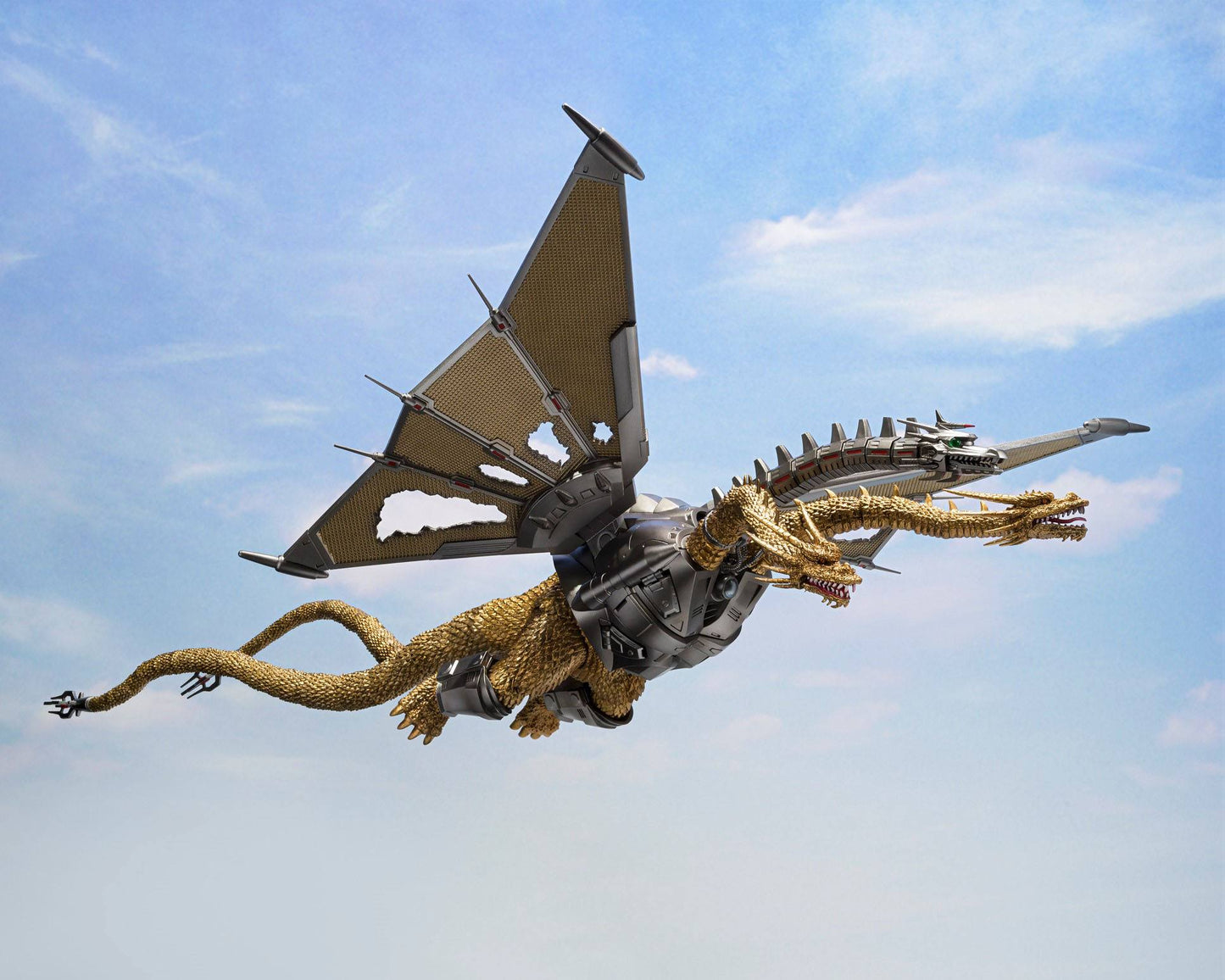 GODZILLA - S.H. Monsterarts - Figurine de Mecha King Ghidorah - Decisive Battle Special Set - 25 cm