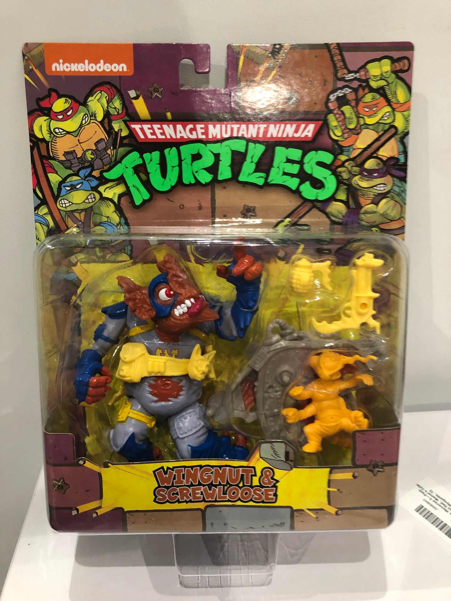 TMNT - Les Tortues Ninja - Classic Collection VILLAIN FIGURES - 4 figurines