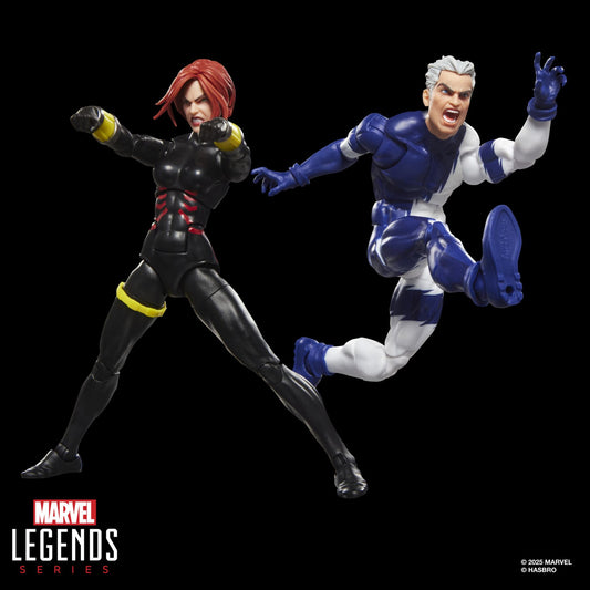 Marvel Legends - Pack de 2 figurines Black Widow & Quicksilver - 15 cm