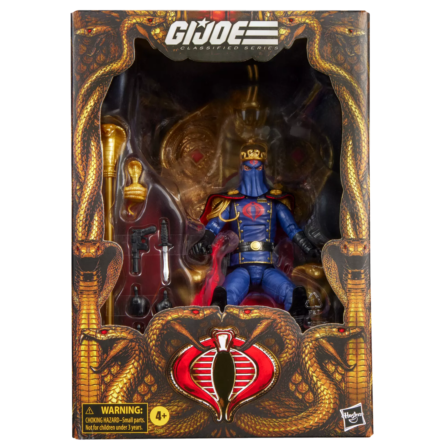 GI Joe - Classified Series 221 - Commandant Cobra en uniforme de cérémonie et son trône - 16 cm