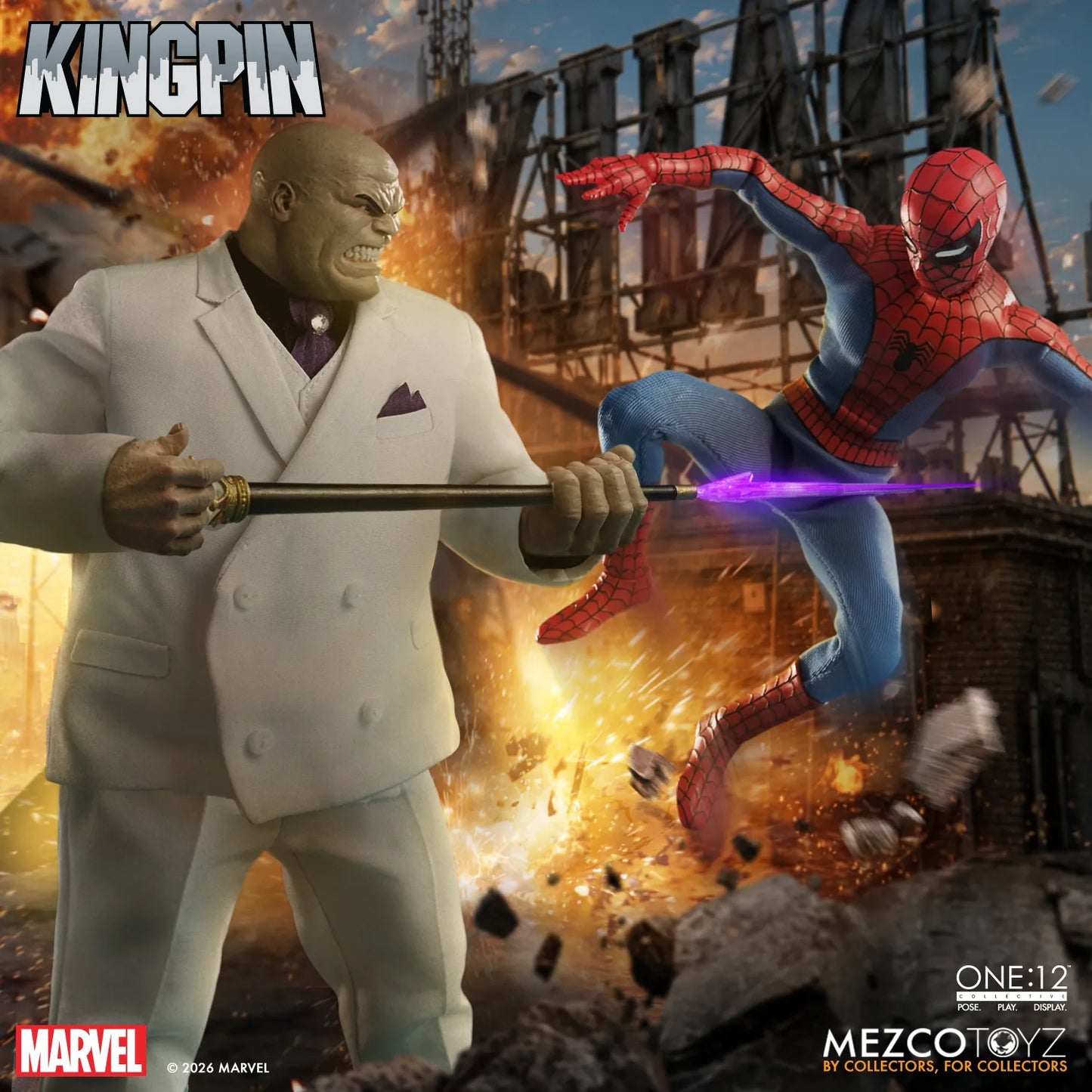 Marvel - Mezco One : 12 Collective - Figurine de KINGPIN - LE CAÏD (en VF)