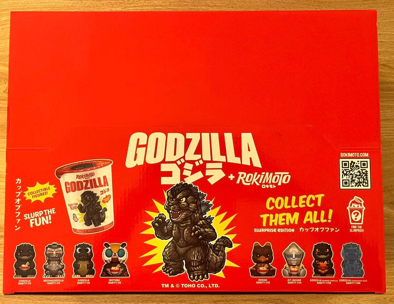 GODZILLA - Godzilla + Rokimoto - Assortiment de 12  figurines en Blind Box 10 cm