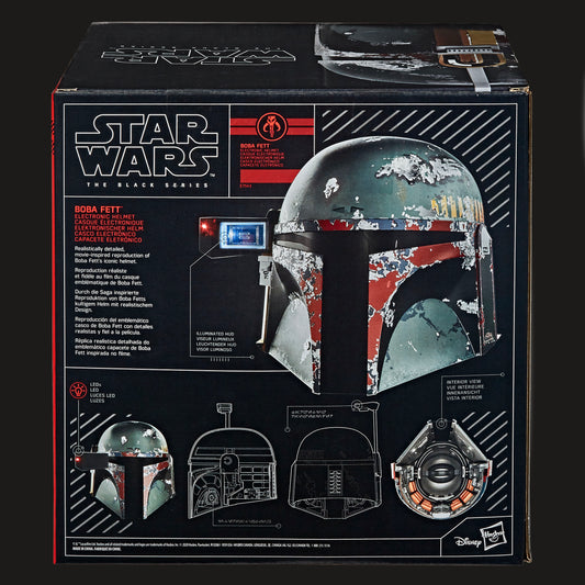 STAR WARS : L'EMPIRE CONTRE-ATTAQUE - Black series - Casque électronique de BOBA FETT - helmet