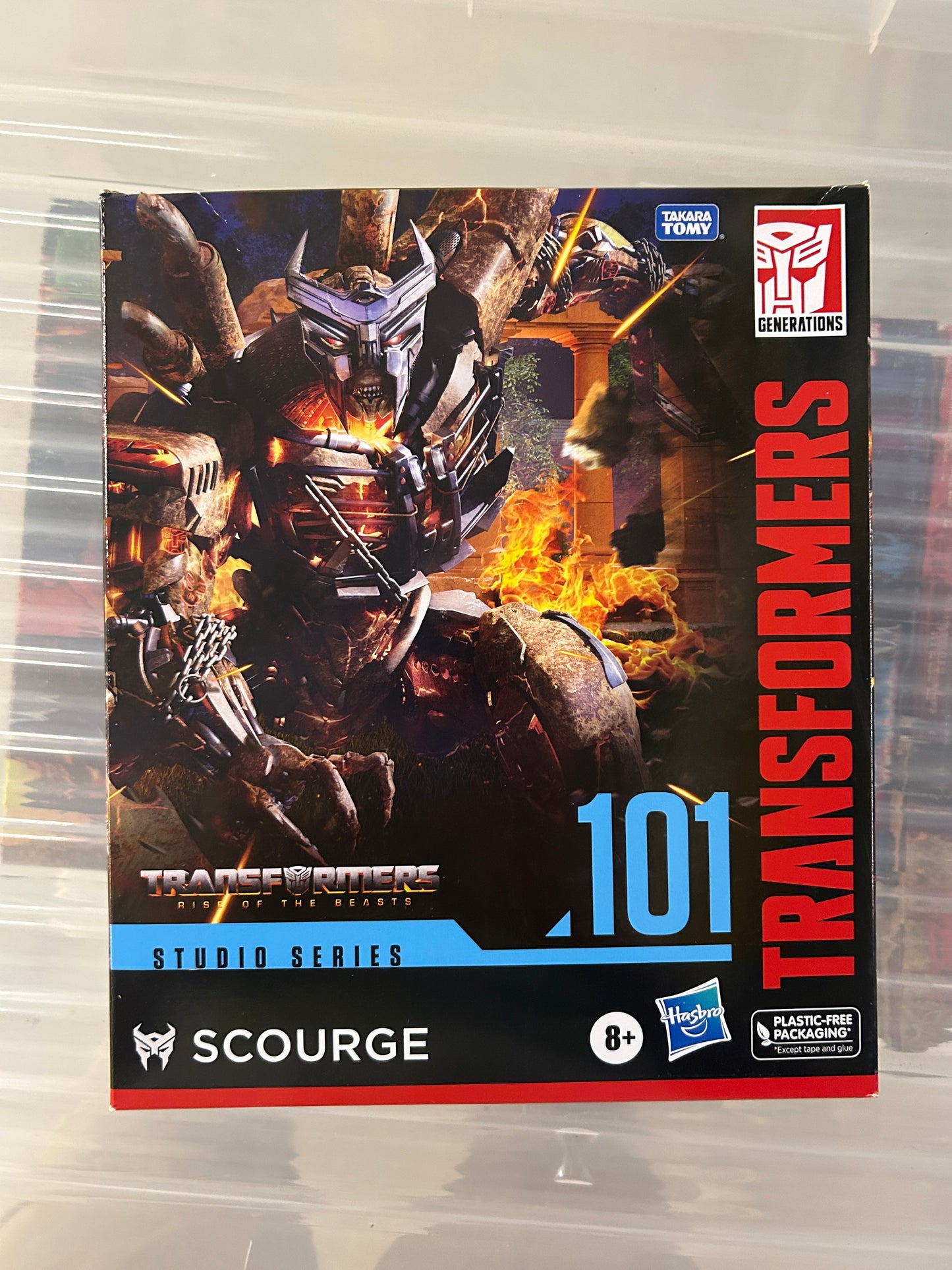 TRANSFORMERS : Rise of the beasts - Studio Series Leader Class 101 - Figurine Scourge 22 cm