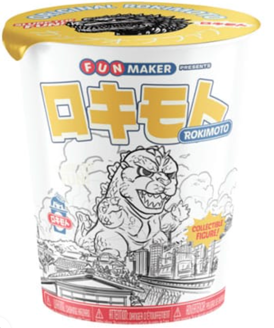 GODZILLA - Godzilla + Rokimoto - Assortiment de 12  figurines en Blind Box 10 cm