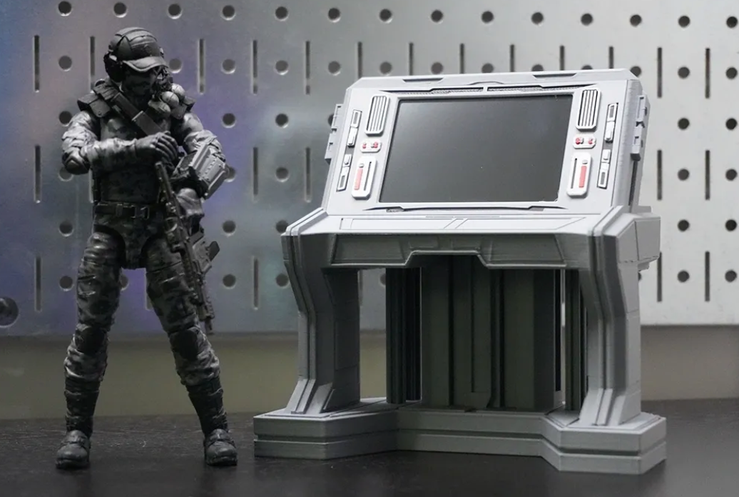 "The Command Console" - Console informatique pour vos dioramas 1/12 ou 1/18 ! - 5 vidéos !