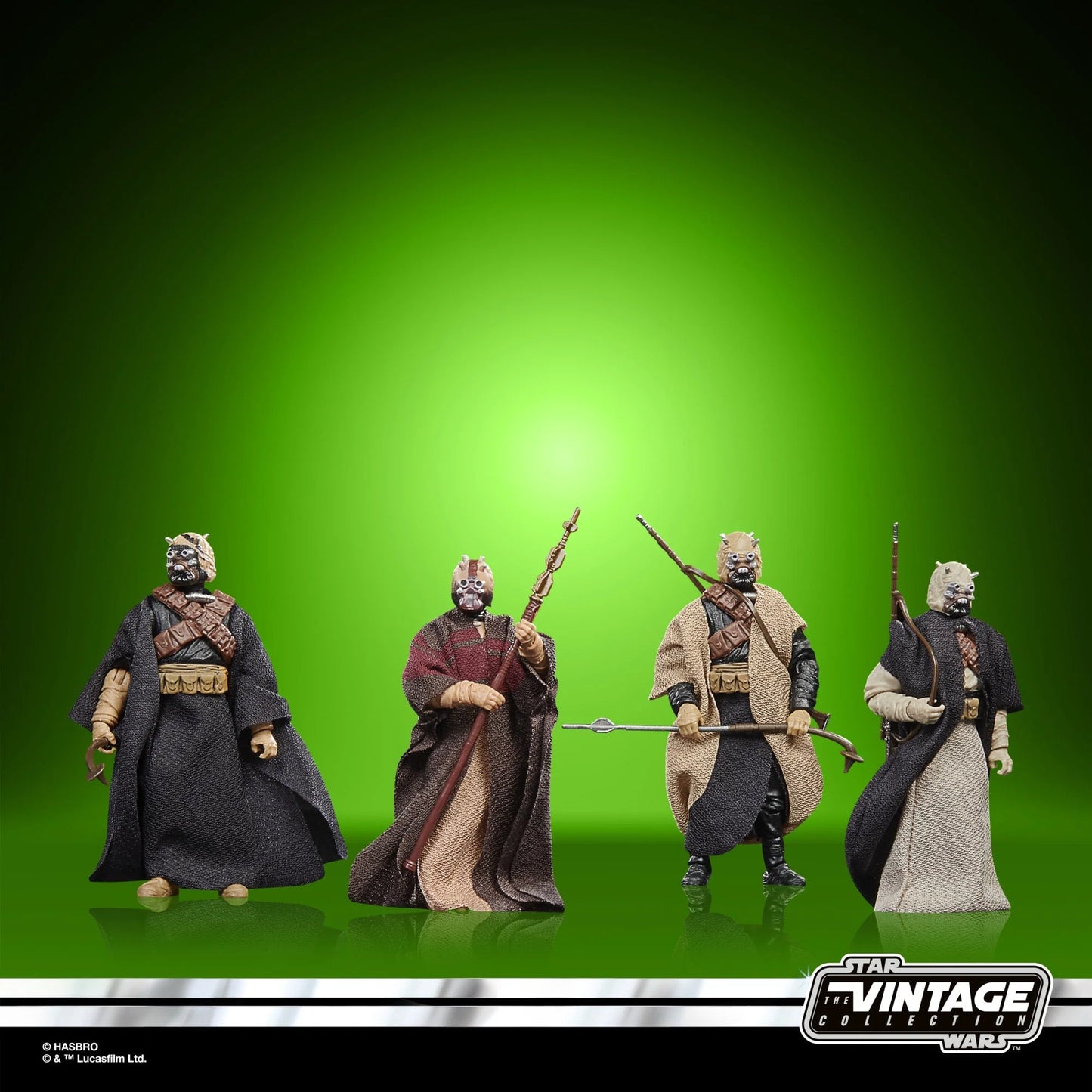 STAR WARS - TVC The Vintage Collection - TUSKEN RAIDERS - Coffret 4 figurines