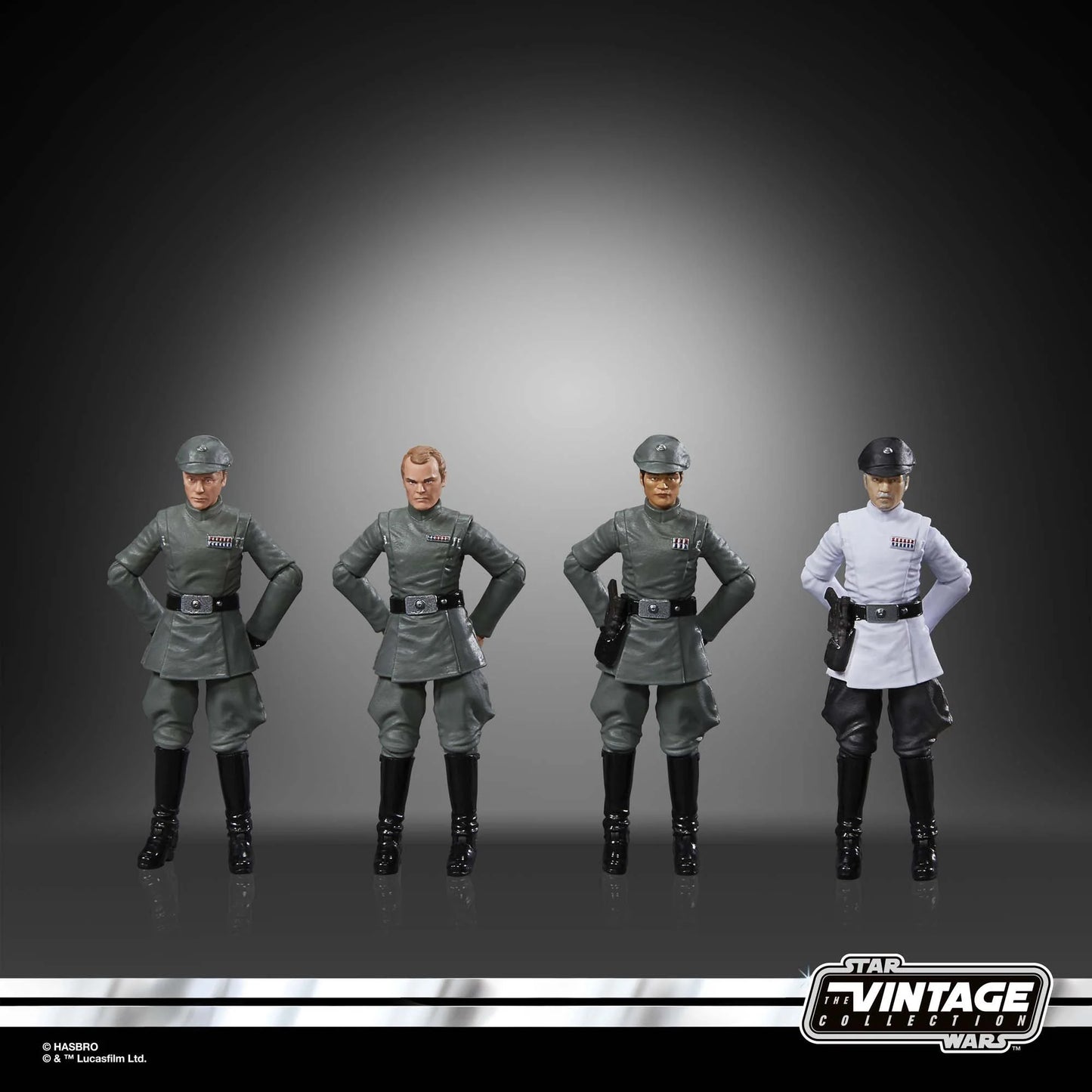 STAR WARS - TVC The Vintage Collection - IMPERIAL OFFICERS - Coffret 4 figurines