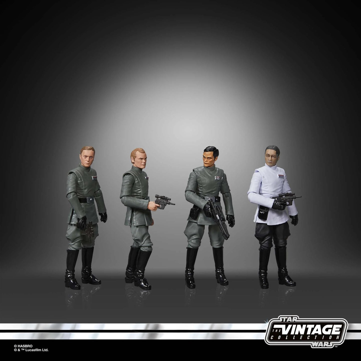 STAR WARS - TVC The Vintage Collection - IMPERIAL OFFICERS - Coffret 4 figurines