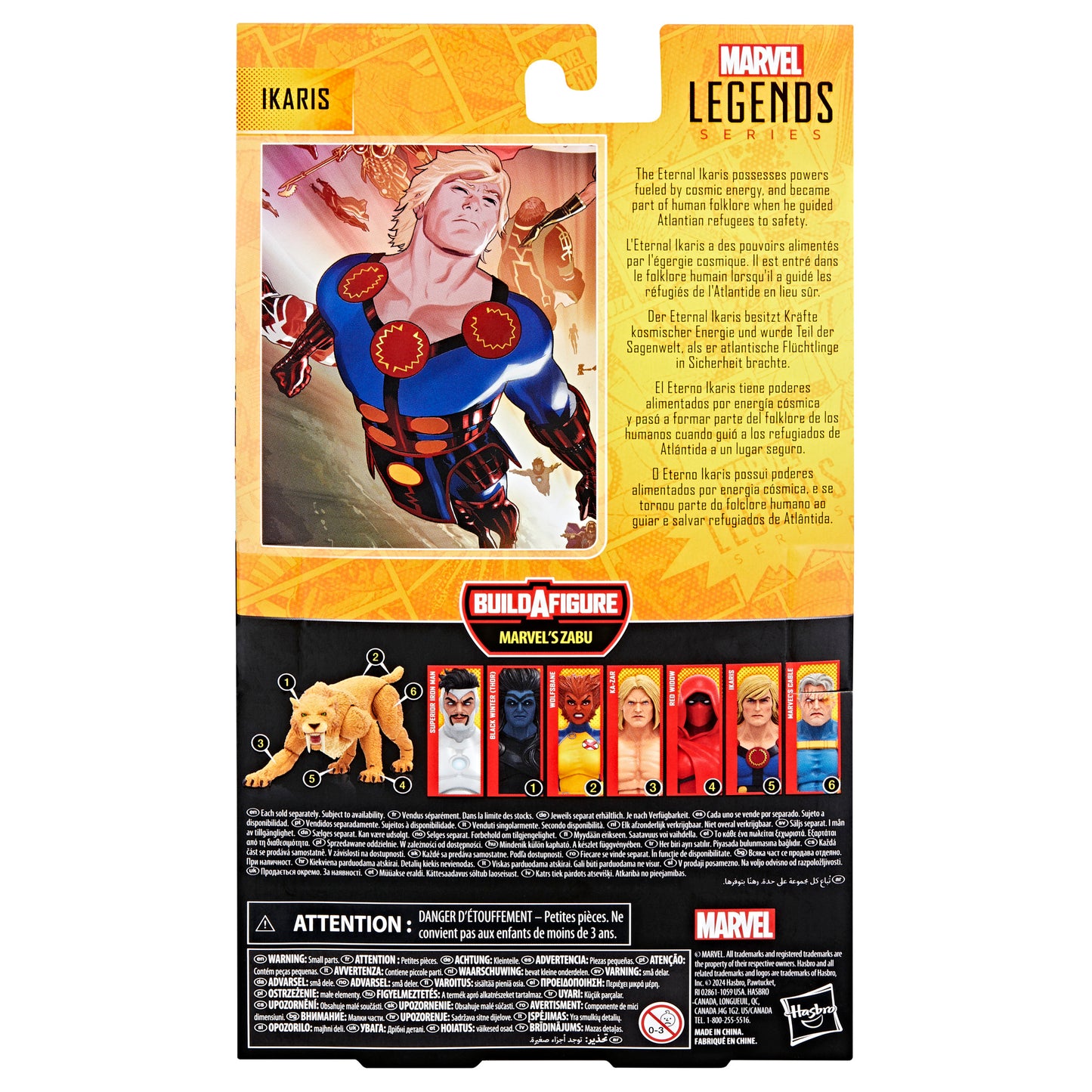 Marvel Legends - BAF ZABU - Les 7 figurines + la figurine de ZABU