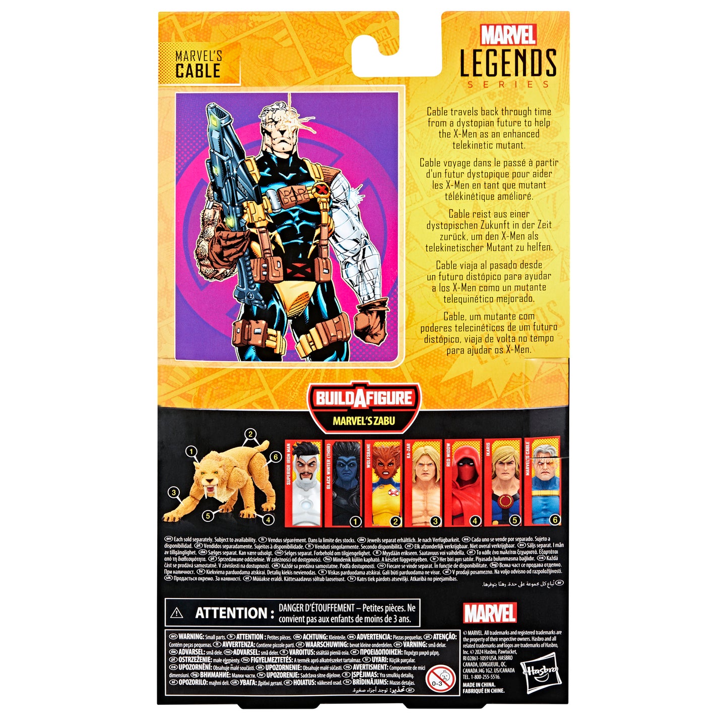 Marvel Legends - BAF ZABU - Les 7 figurines + la figurine de ZABU