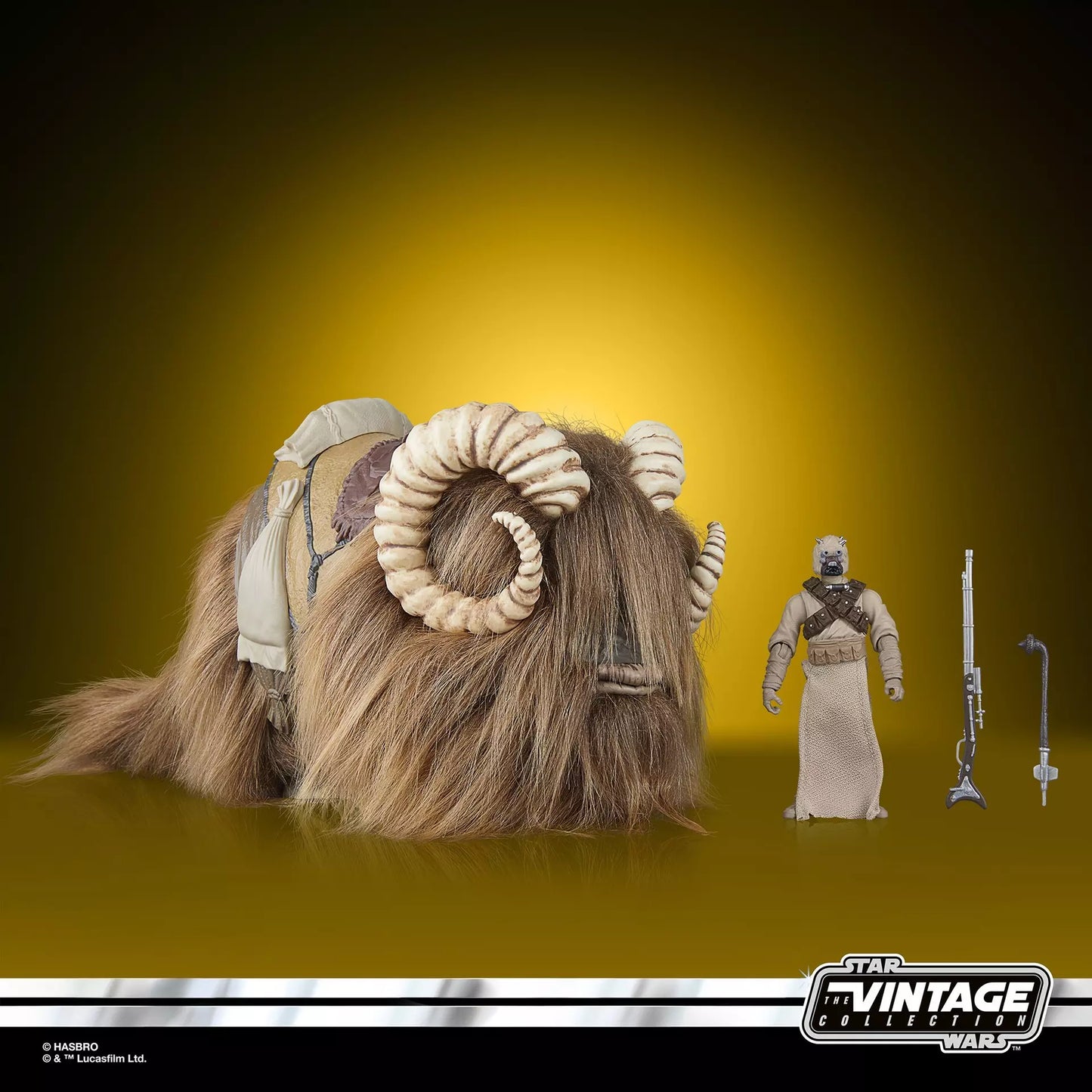 Star Wars - The Vintage Collection - Bantha et figurine du Tusken Raider - Exclusivité HasbroPulse