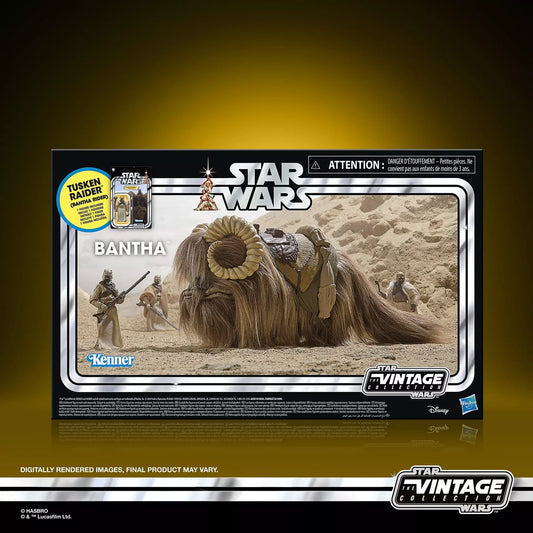 Star Wars - The Vintage Collection - Bantha et figurine du Tusken Raider - Exclusivité HasbroPulse
