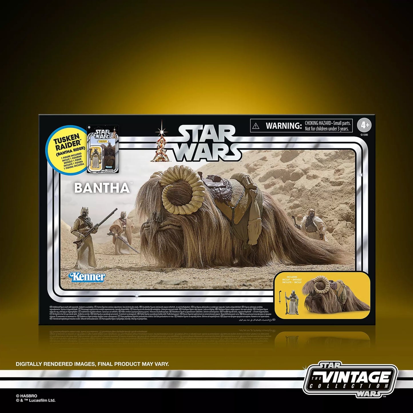 Star Wars - The Vintage Collection - Bantha et figurine du Tusken Raider - Exclusivité HasbroPulse