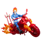 Marvel Legends - Ghost Rider Johnny Blaze et sa moto - 15 cm
