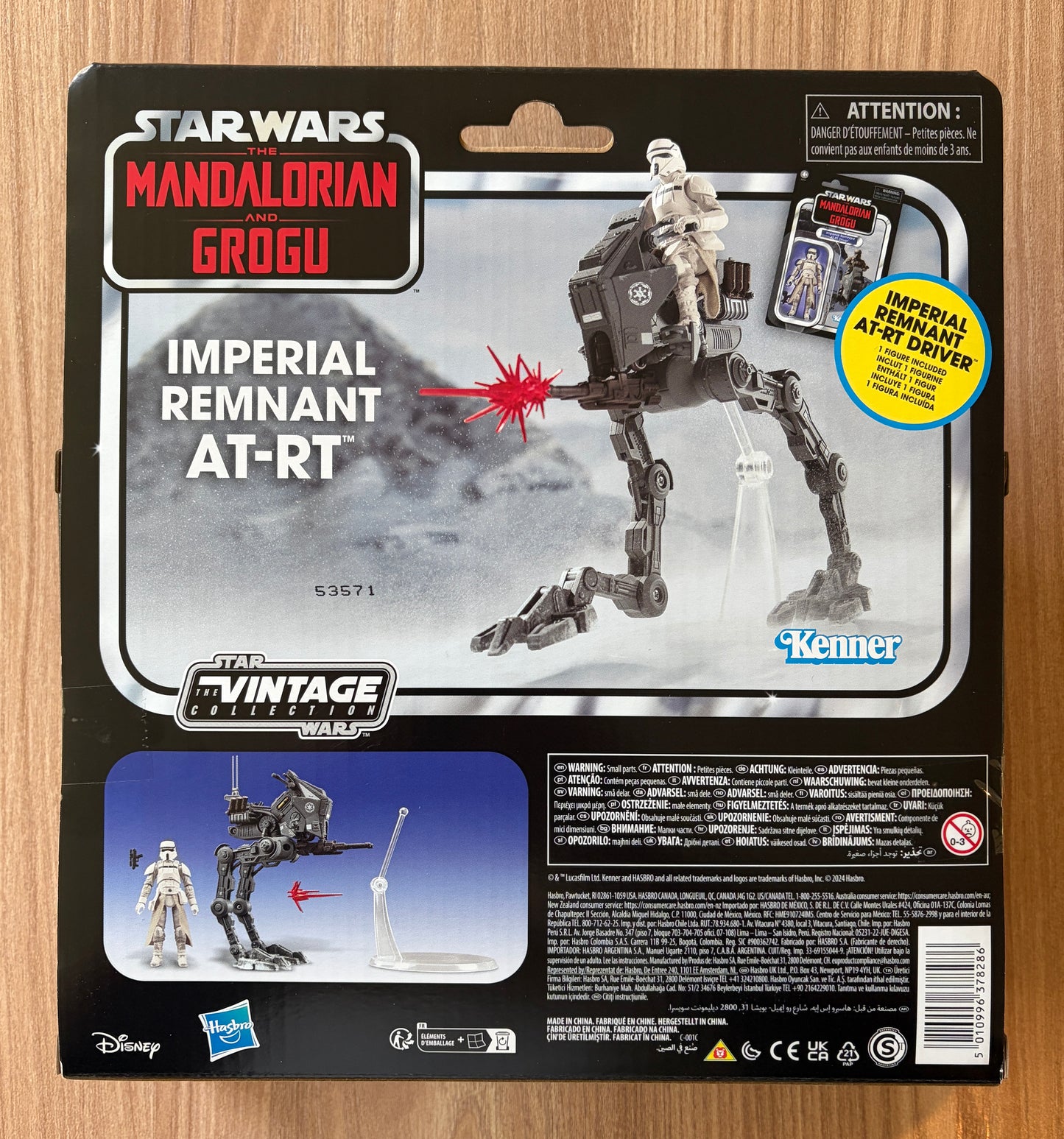 Star Wars: The Mandalorian & Grogu - The Vintage Collection - Imperial Remnant AT-RT & AT-RT Driver