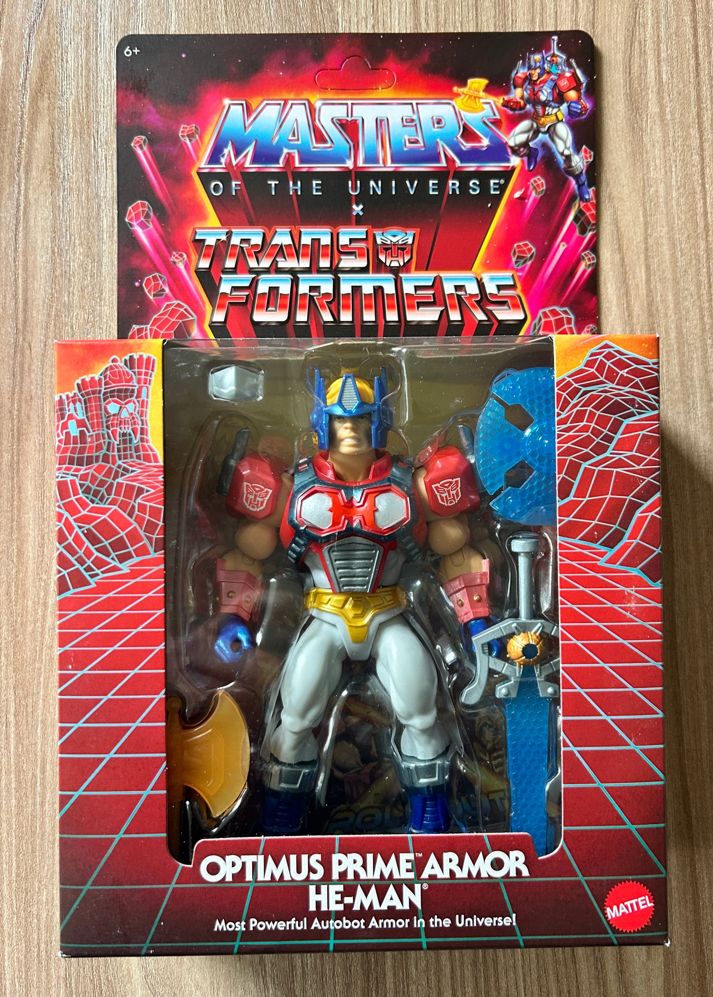Masters of the Universe X Transformers - Figurine de Optimus Prime Armor He-Man
