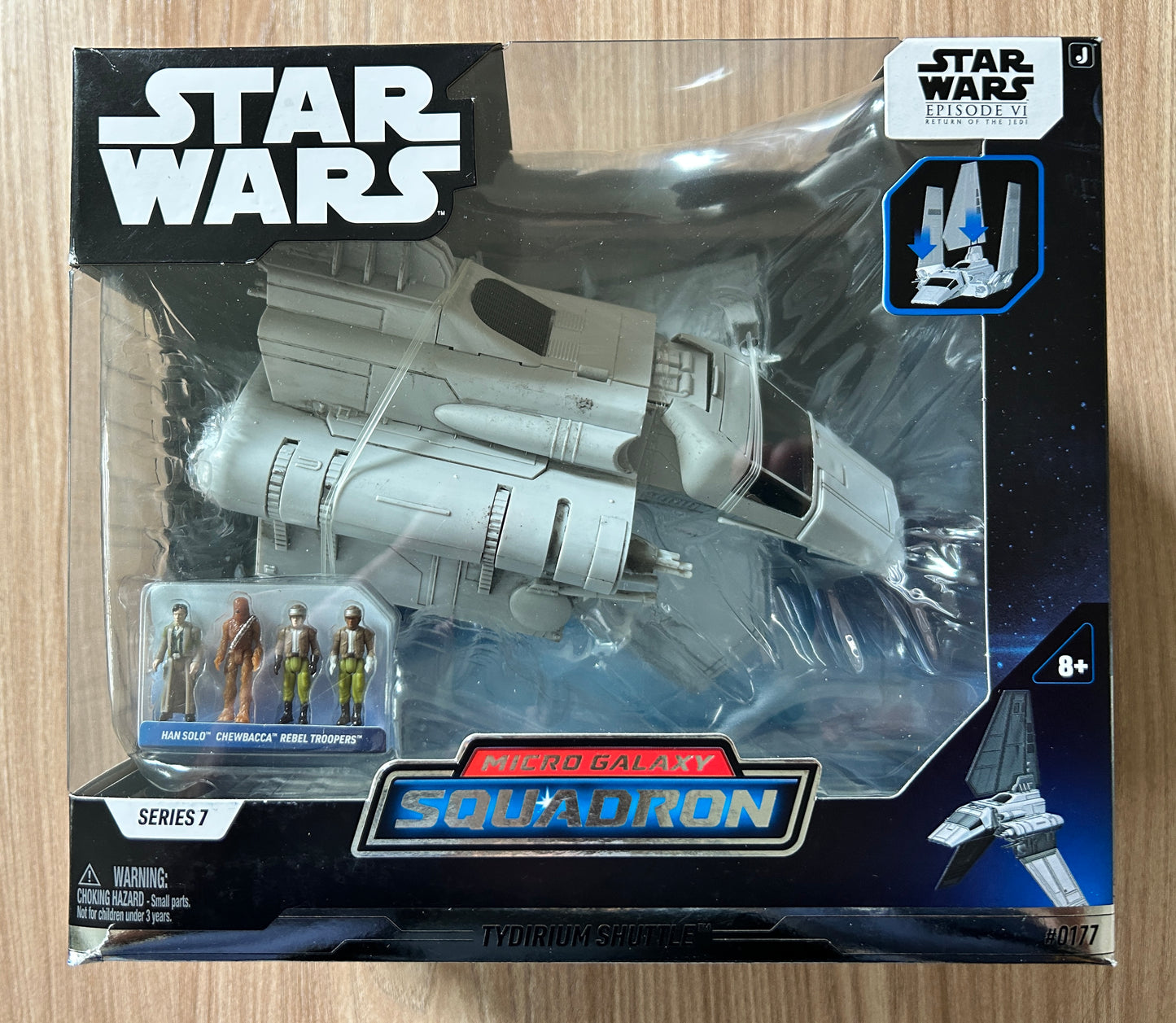 STAR WARS - Micro Galaxy Squadron 0177 - Série 7 - Tydirium Shuttle + 4 mini figurines