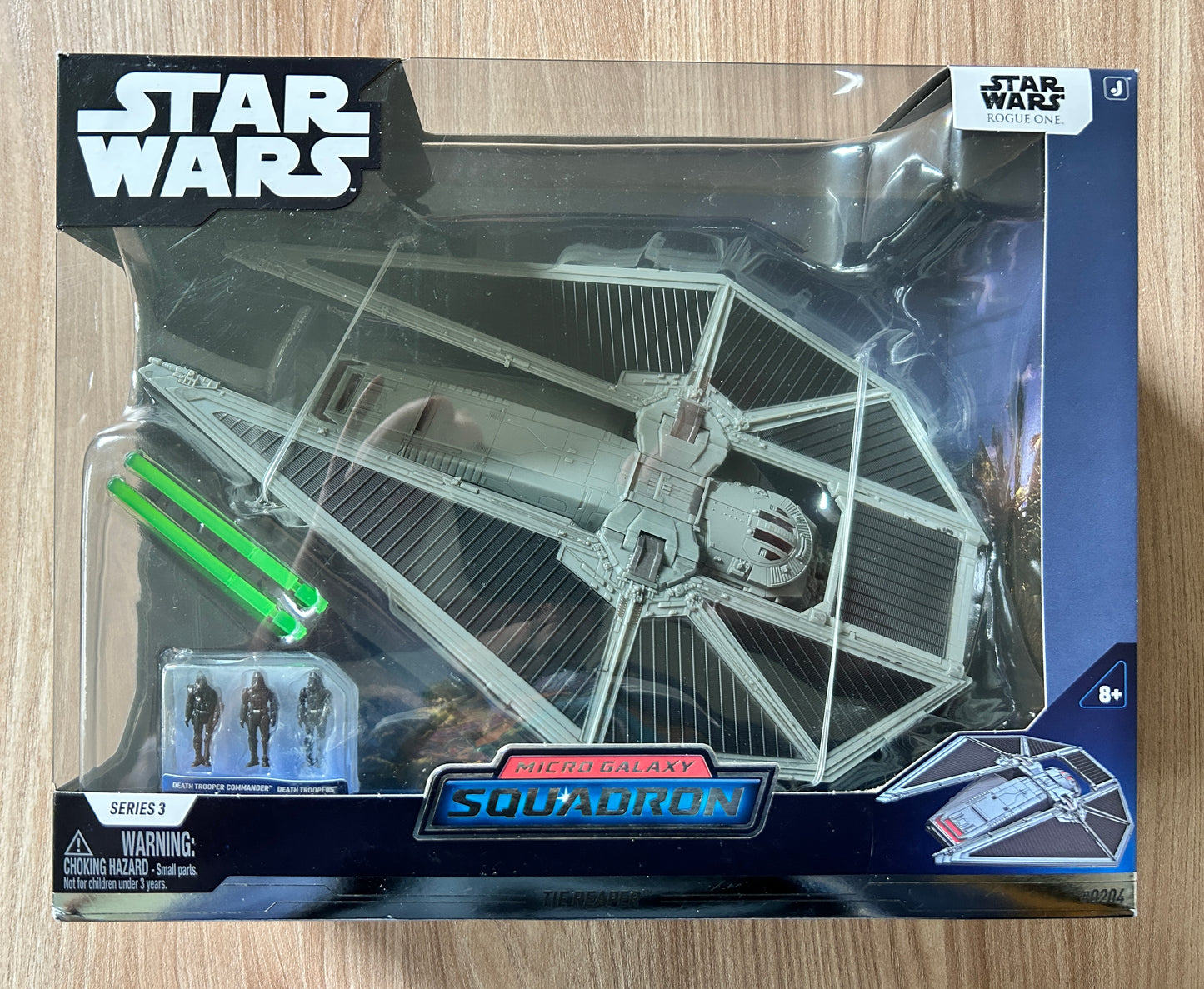 STAR WARS - Micro Galaxy Squadron 0204 - Série 7 - Tie Reaper + 3 mini figurines