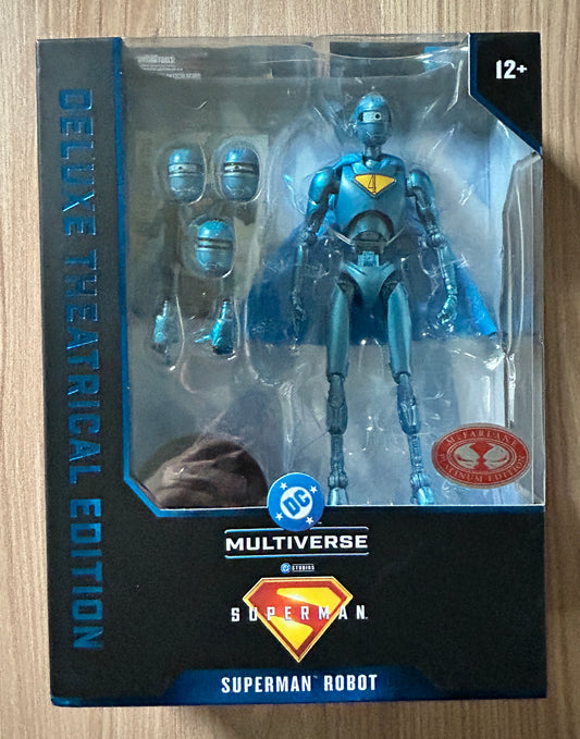 DC Multiverse - Superman - Deluxe Theatrical Edition - Figurine de Superman Robot