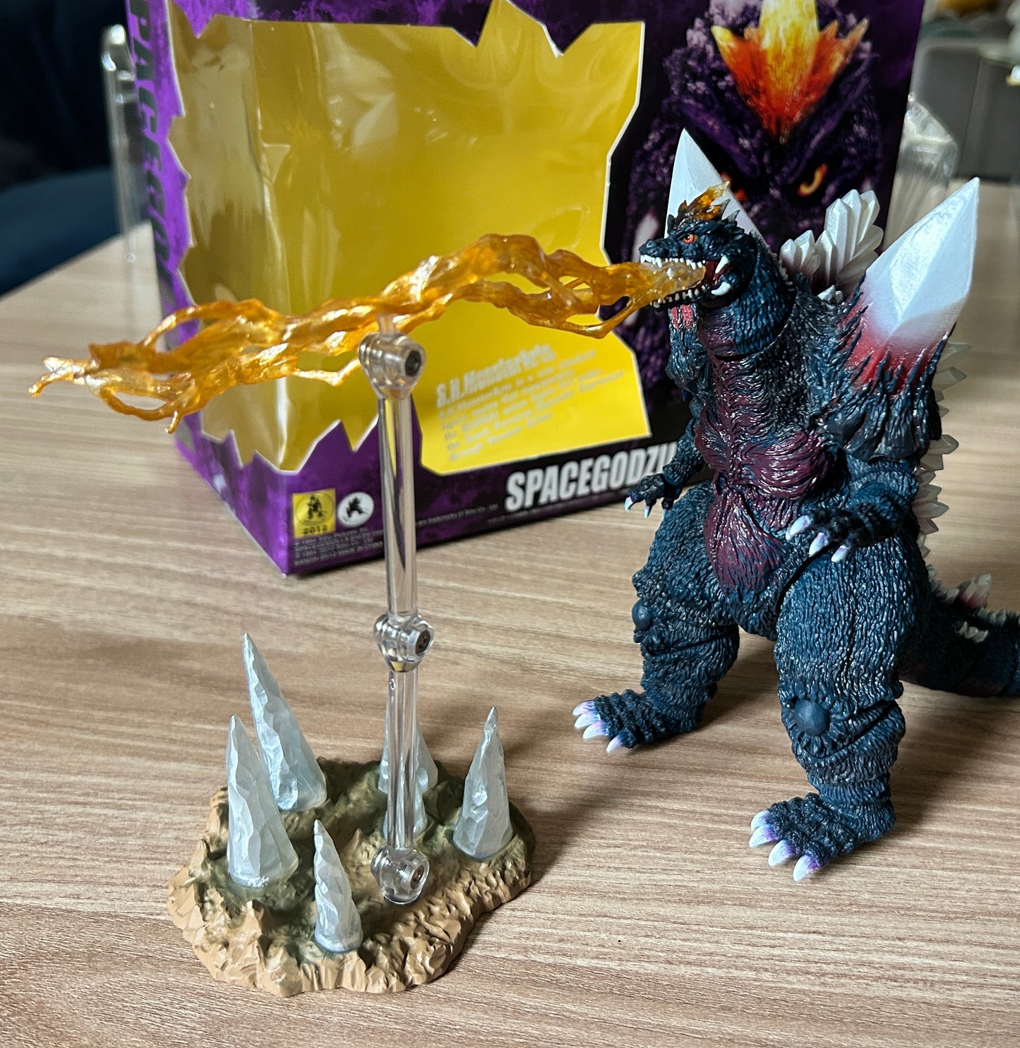GODZILLA  - S.H. Monsterarts - Figurine de SPACE GODZILLA - Occasion