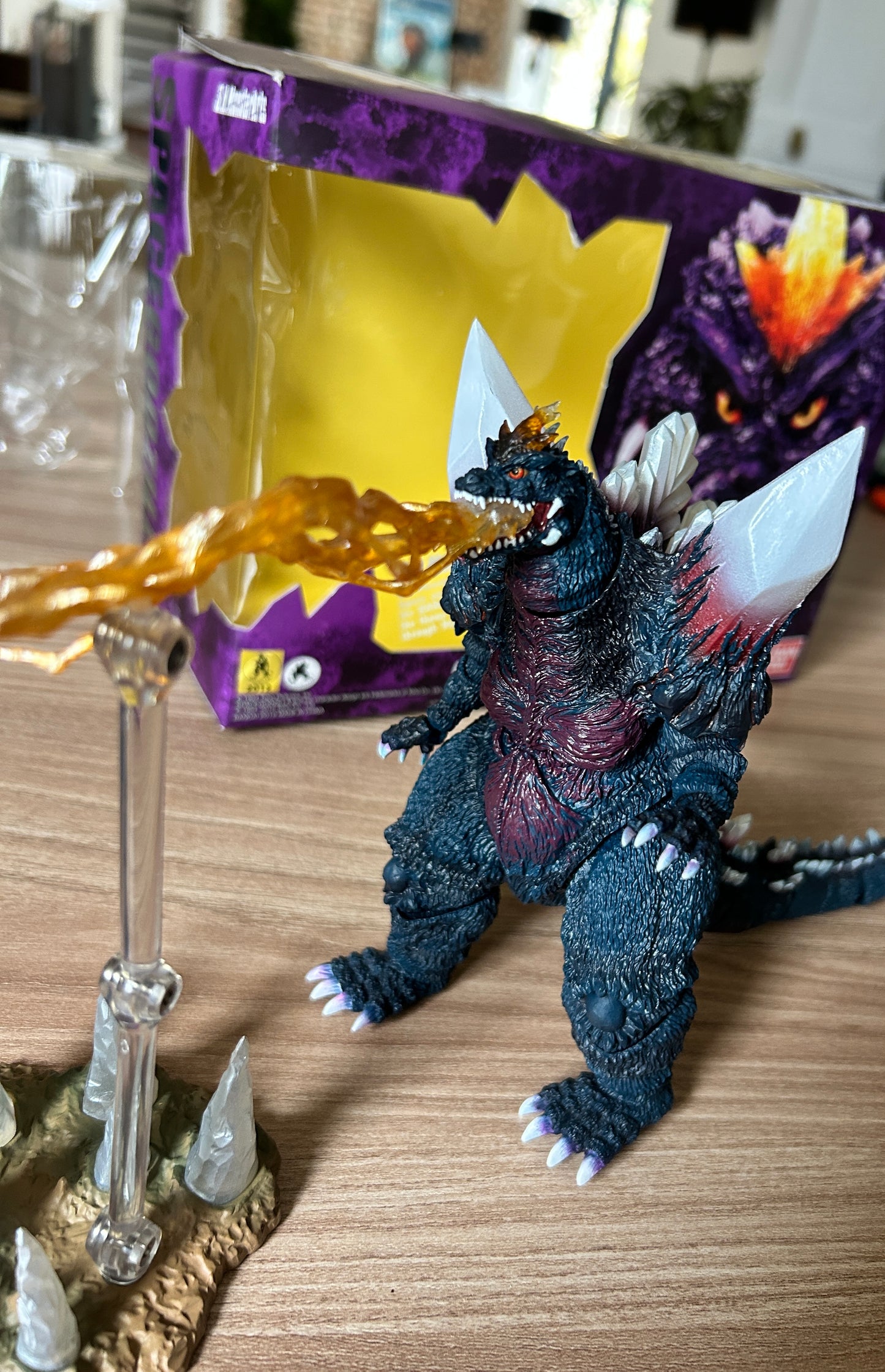 GODZILLA  - S.H. Monsterarts - Figurine de SPACE GODZILLA - Occasion