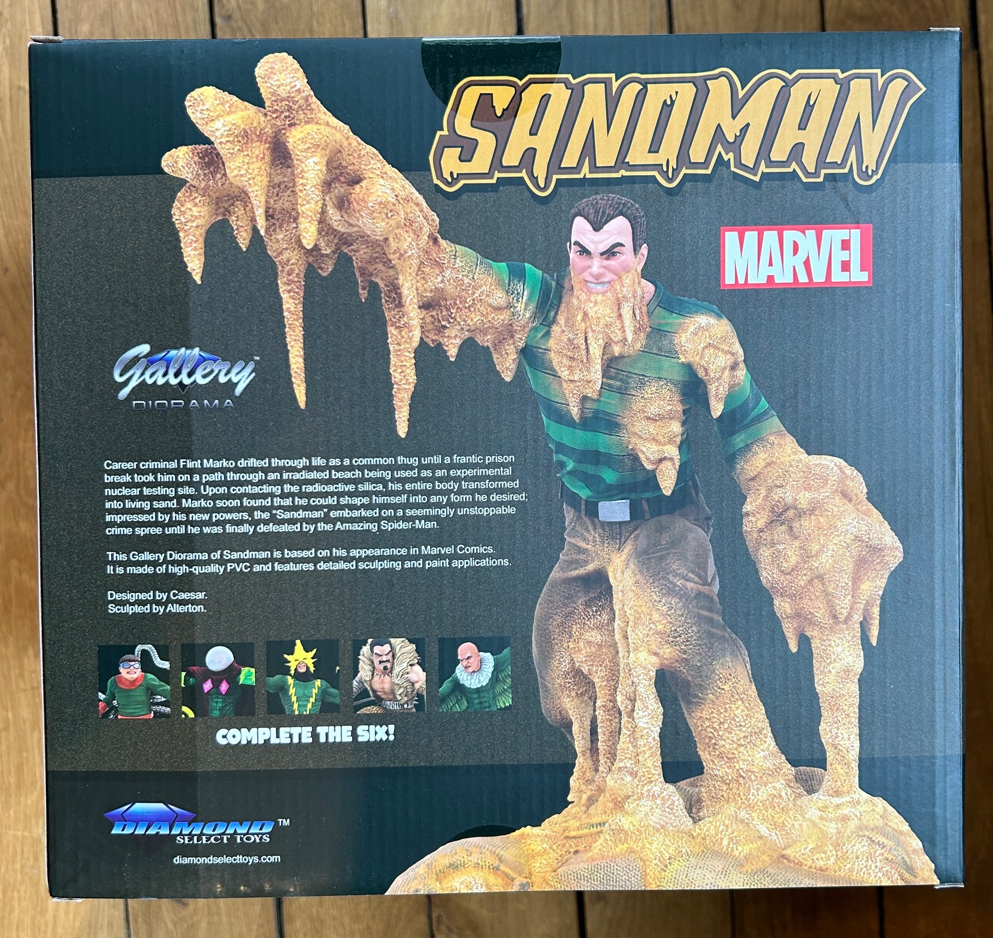 Diamond Select Marvel Gallery Sandman Figure Diorama Statue