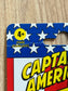 MARVEL LEGENDS - Rétro Card - Figurine de Captain America