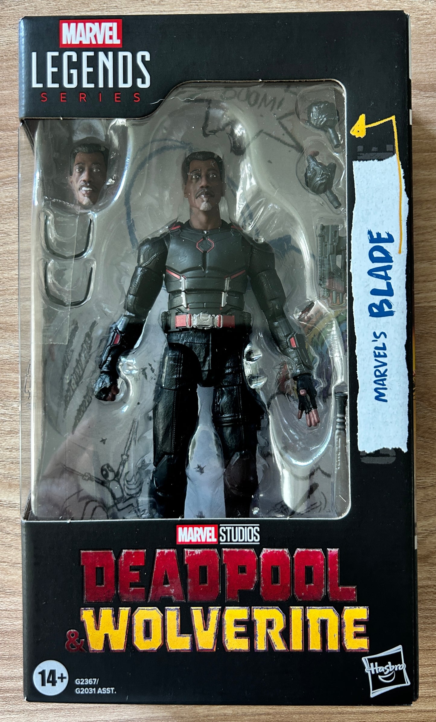 Marvel Legends - Deadool and Wolverine - Figurine de BLADE - 15 cm