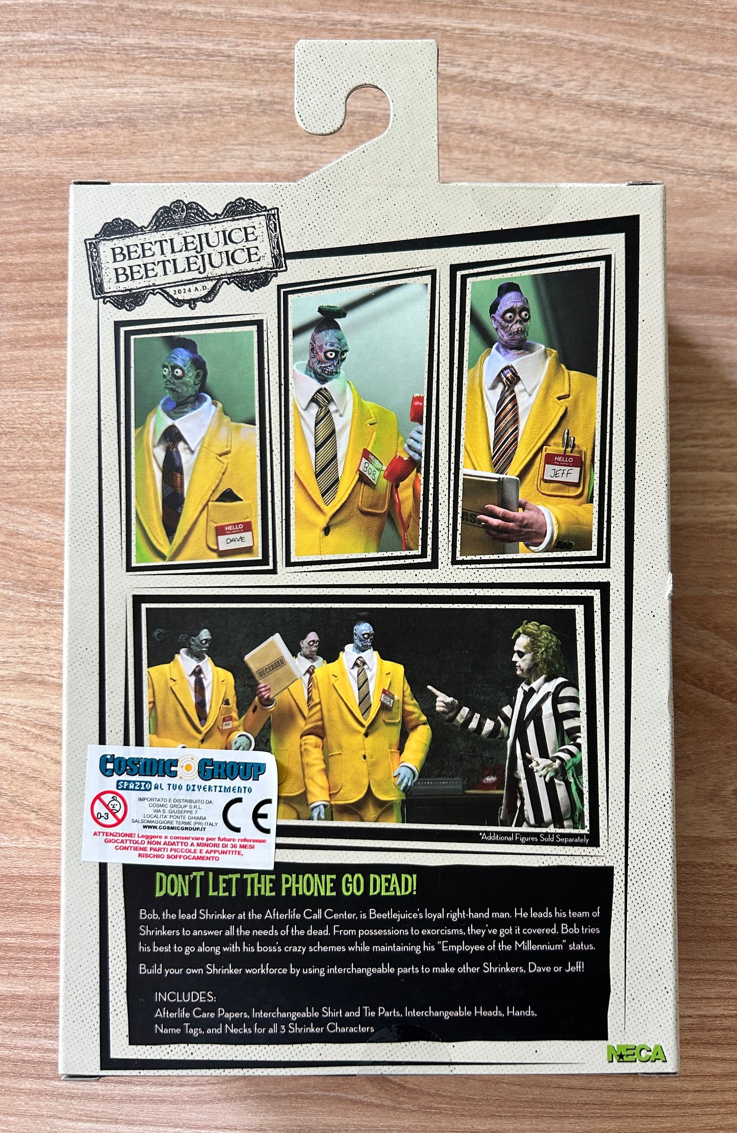 BEETLEJUICE 2 - Figurine Ultimate - Bob Shrinker - 18 cm