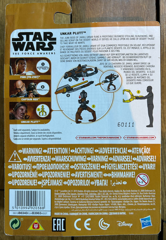 STAR WARS : The Force Awakens - Figurine de UNKAR PLUTT