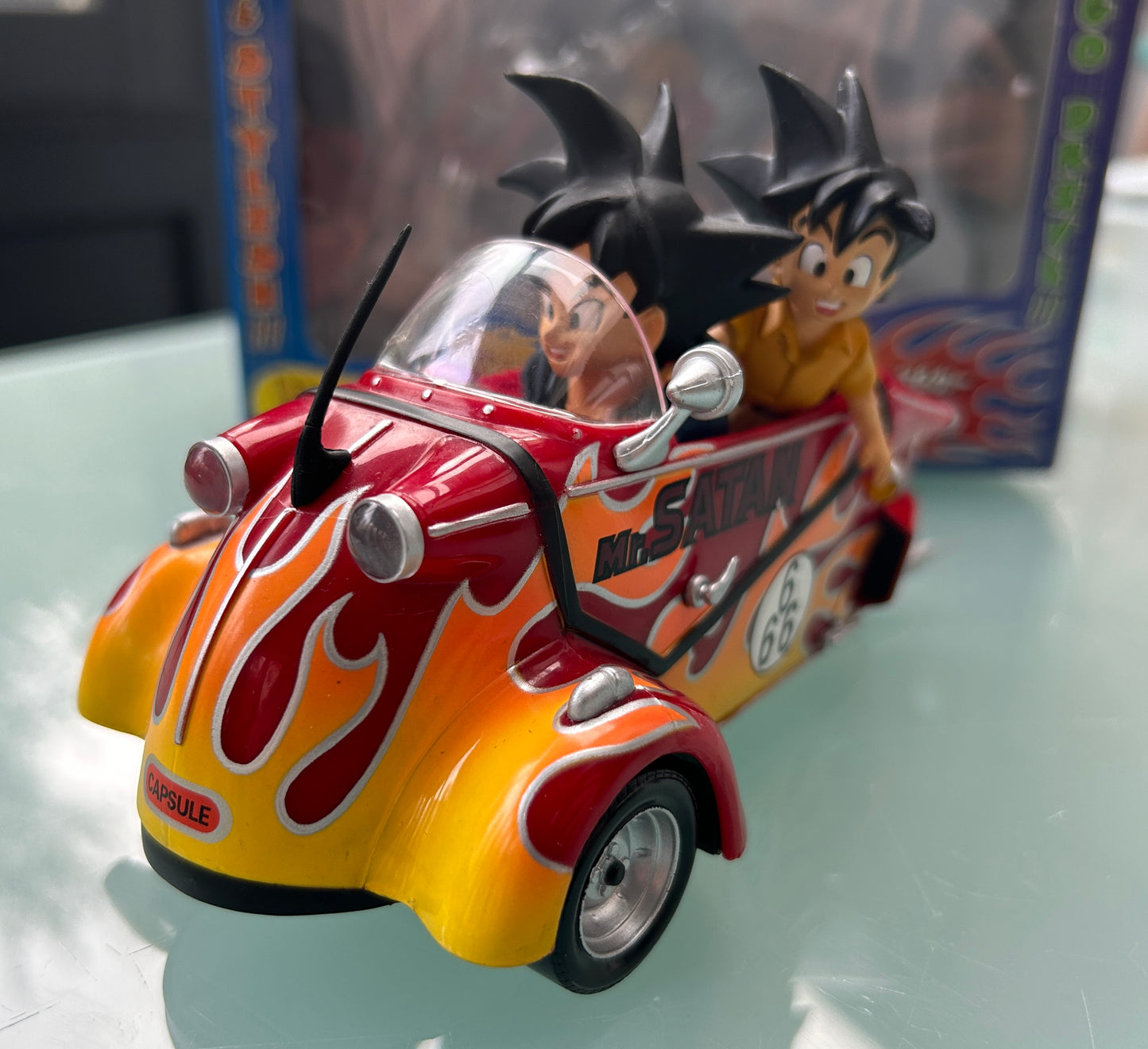 Dragon Ball Z - DBZ - Série FIGURE & CAR - SON GOKU & SON GOTEN - 15 cm ***Occasion***