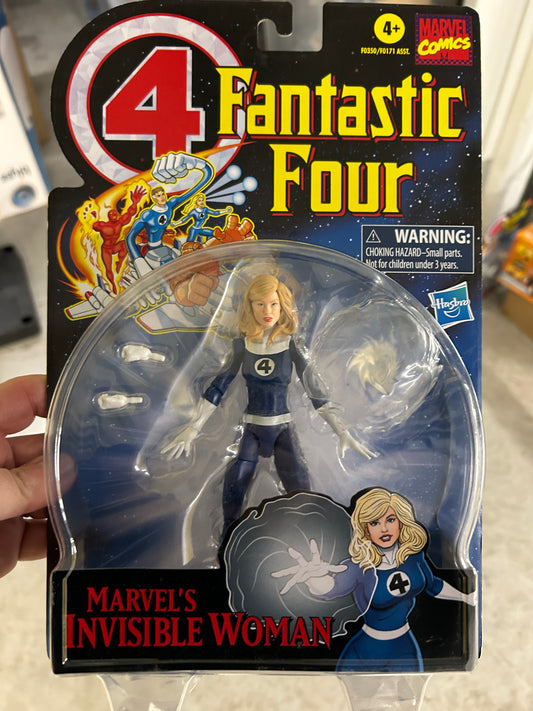 Marvel Legends - FANTASTIC FOUR RETRO CARD - Figurine INVISIBLE WOMAN