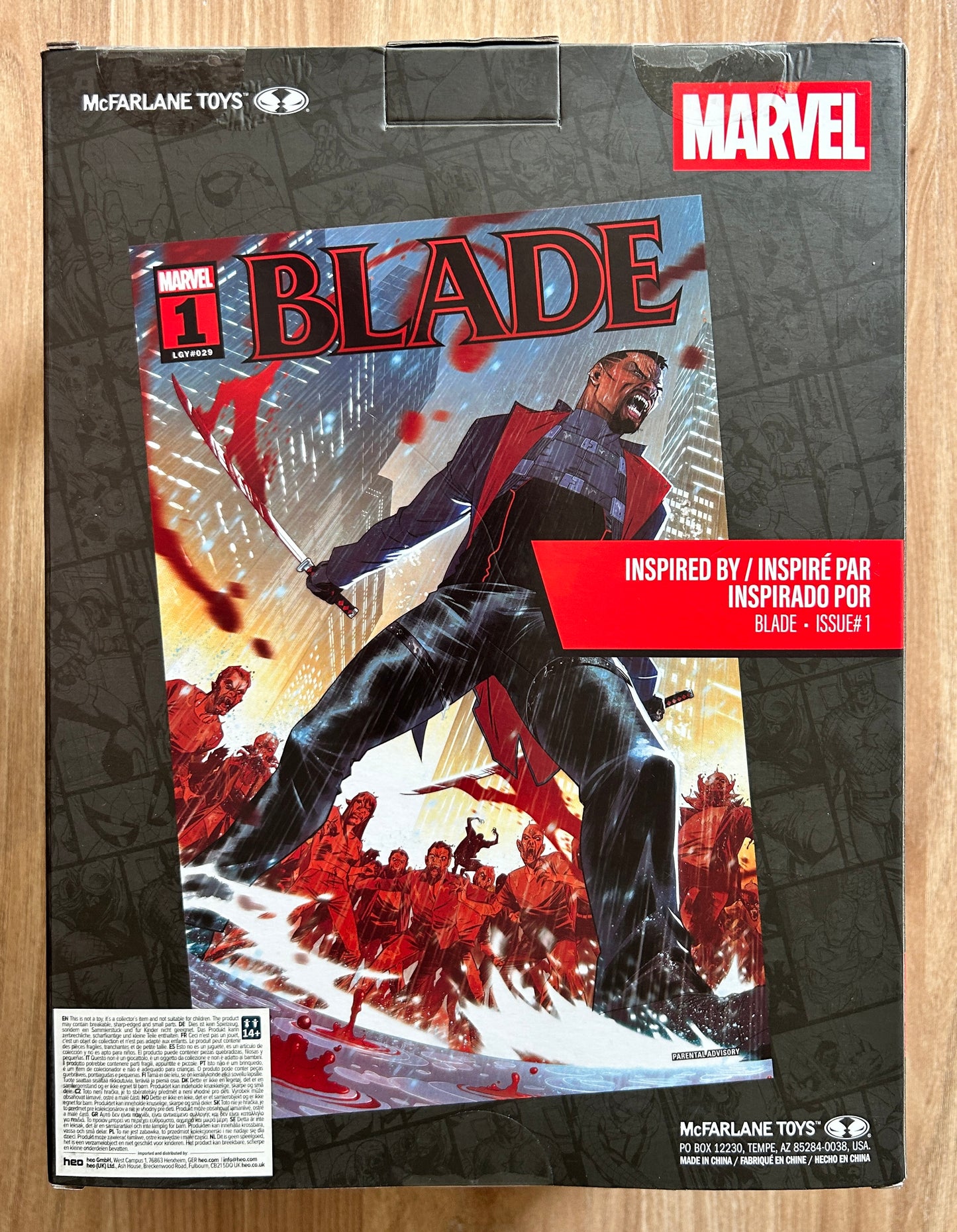 Marvel Collection - Statuette en PVC 1/6 de BLADE (Blade #1) + comics inclus - 23 cm