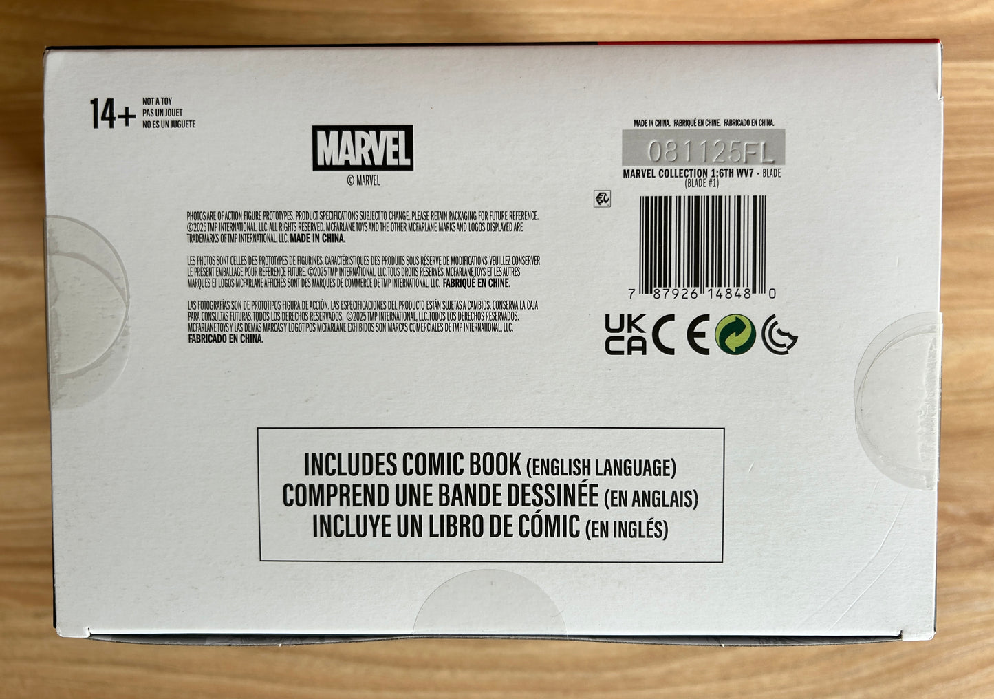 Marvel Collection - Statuette en PVC 1/6 de BLADE (Blade #1) + comics inclus - 23 cm