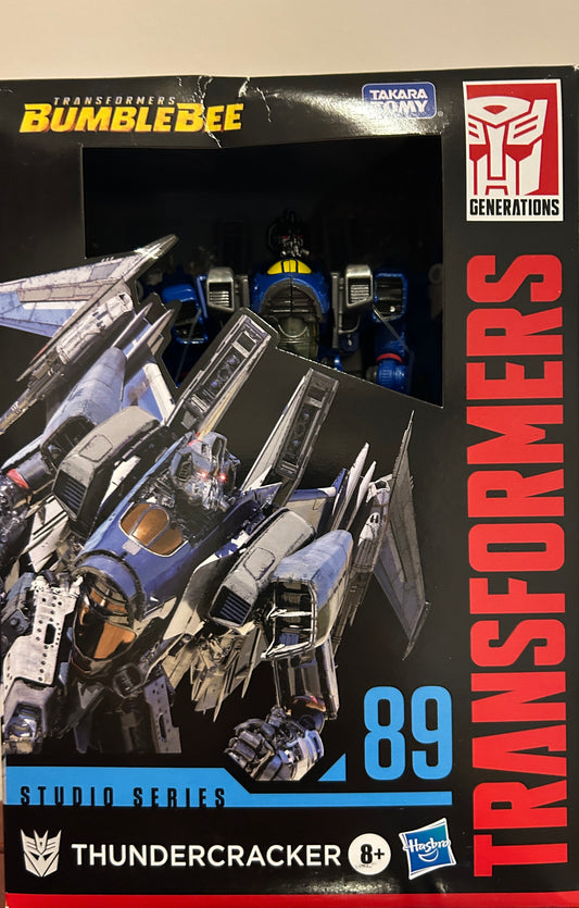 TRANSFORMERS Bumblebee Generations Studio Series 89 Voyager Class - Figurine Thundercracker 17 cm