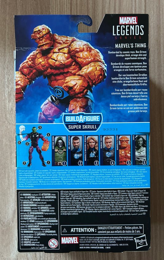 Marvel Legends - BAF Super Skrull Wave - Figurine THE THING La Chose - Exclusivité Walgreens !