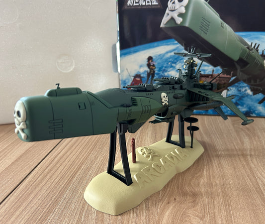 ALBATOR Captain Harlock - ATLANTIS Arcadia - SGM-24 SKULL VERSION VERT RENEWAL